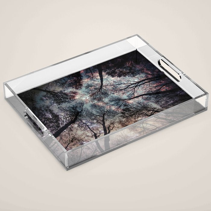 Starry Sky in the Forest Acrylic Tray Gallery Image 1