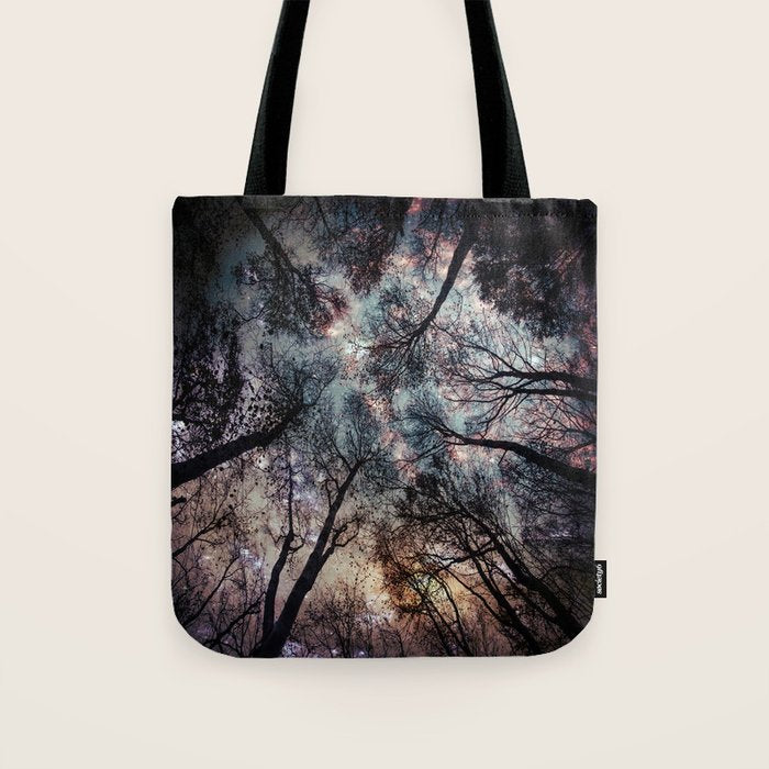Starry Sky in the Forest Tote Bag Gallery Image 1