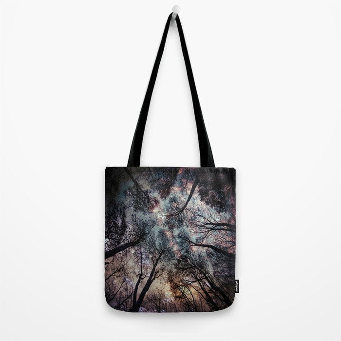 Starry Sky in the Forest Tote Bag Gallery Image 2
