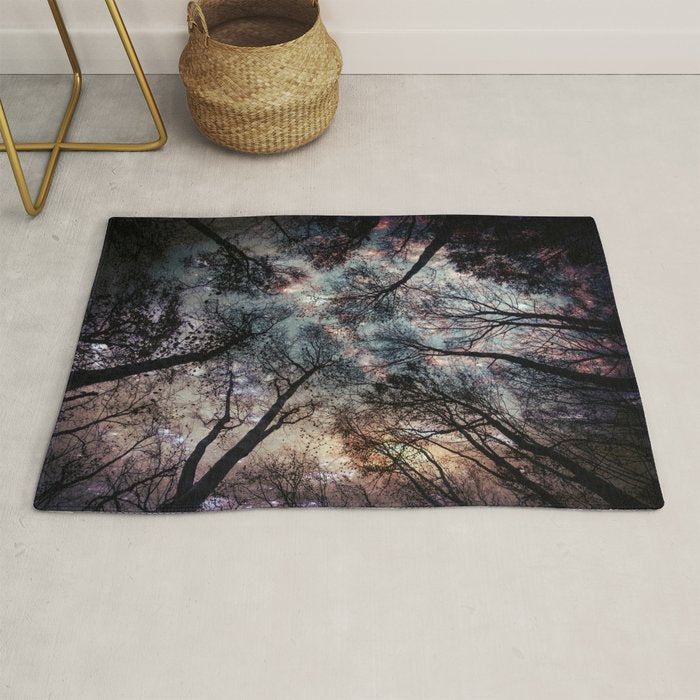 Starry Sky in the Forest Rug