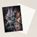 Starry Sky in the Forest Stationery Card Gallery Image 2