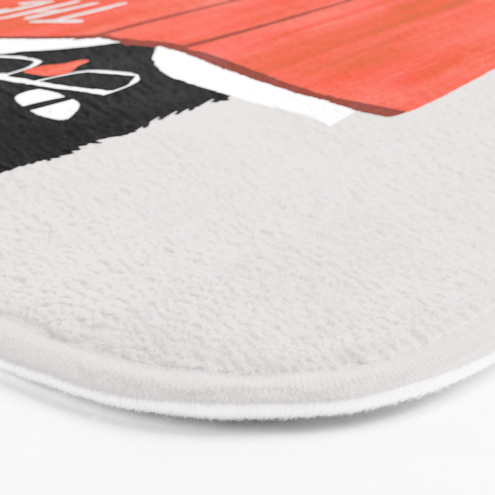 Cat reading book Bath Mat Gallery Image 3