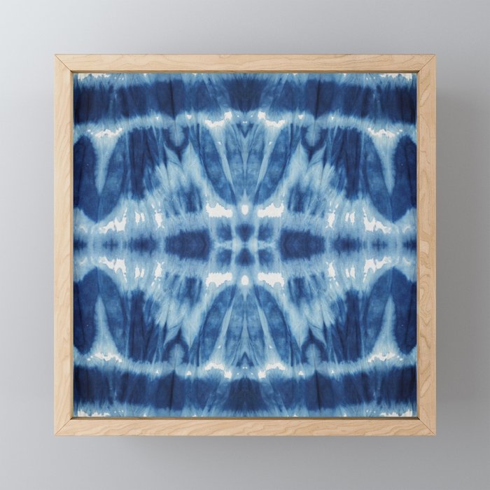 Tie Dye Blues Twos Mini Art Print Gallery Image 1