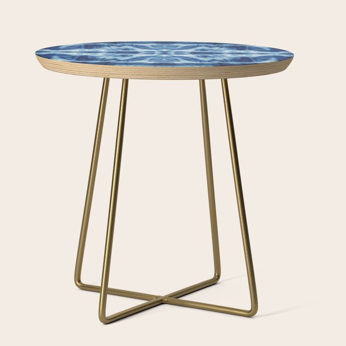 Tie Dye Blues Twos Side Table Gallery Image 1