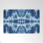 Tie Dye Blues Twos Welcome Mat Gallery Image 1