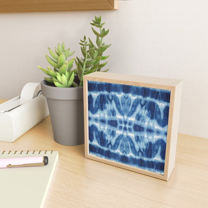 Tie Dye Blues Twos Mini Art Print Gallery Image 2