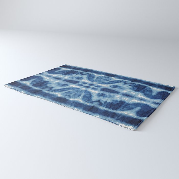 Tie Dye Blues Twos Rug Gallery Image 3