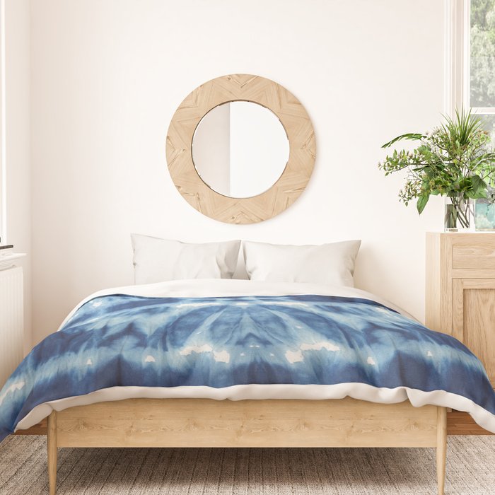 Tie Dye Blues Twos Duvet Cover Gallery Image 3