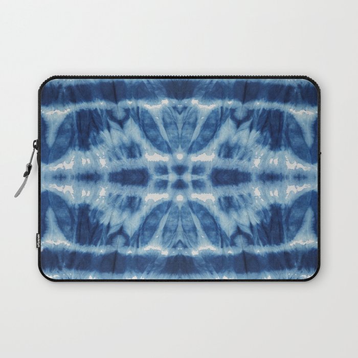 Tie Dye Blues Twos Laptop Sleeve Gallery Image 1