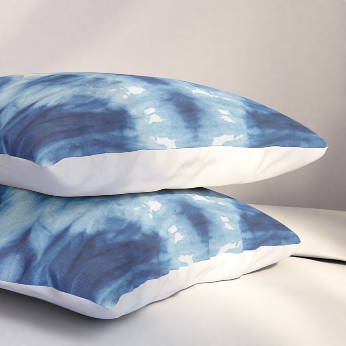 Tie Dye Blues Twos Pillow Sham Gallery Image 3