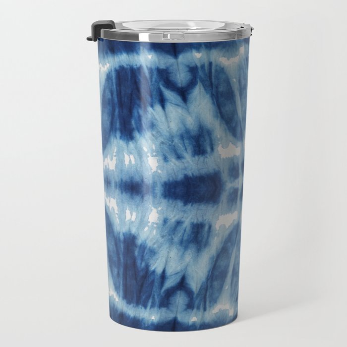 Tie Dye Blues Twos Travel Mug Gallery Image 3