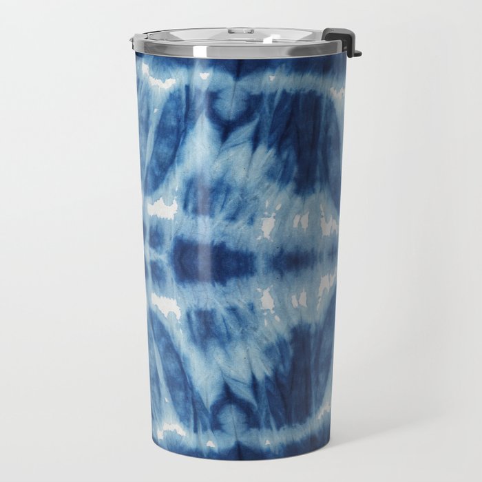 Tie Dye Blues Twos Travel Mug Gallery Image 2