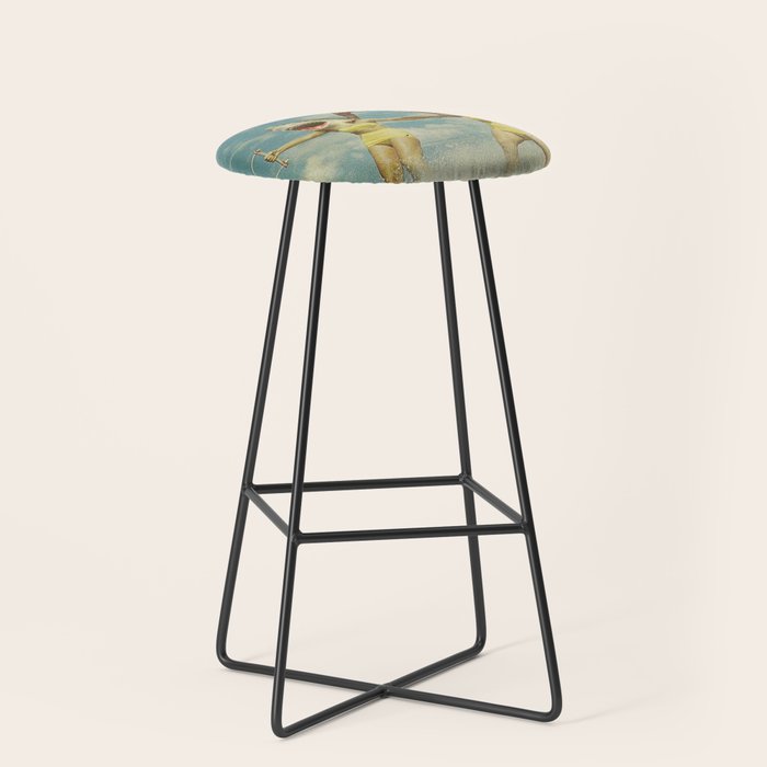 On Evil Beach - Shark Attack Stool Gallery Image 1