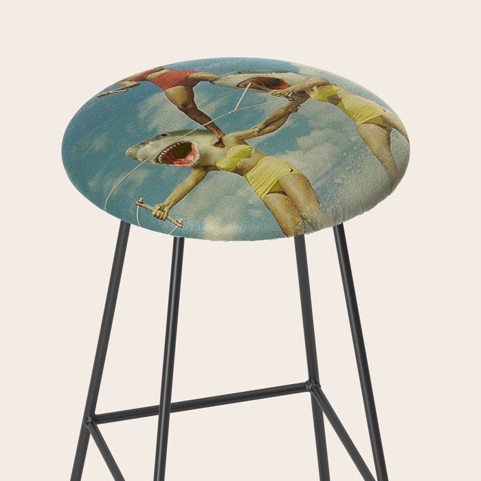 On Evil Beach - Shark Attack Stool Gallery Image 2