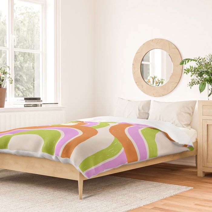 Moka Pot Rainbow - Cream Duvet Cover Gallery Image 2