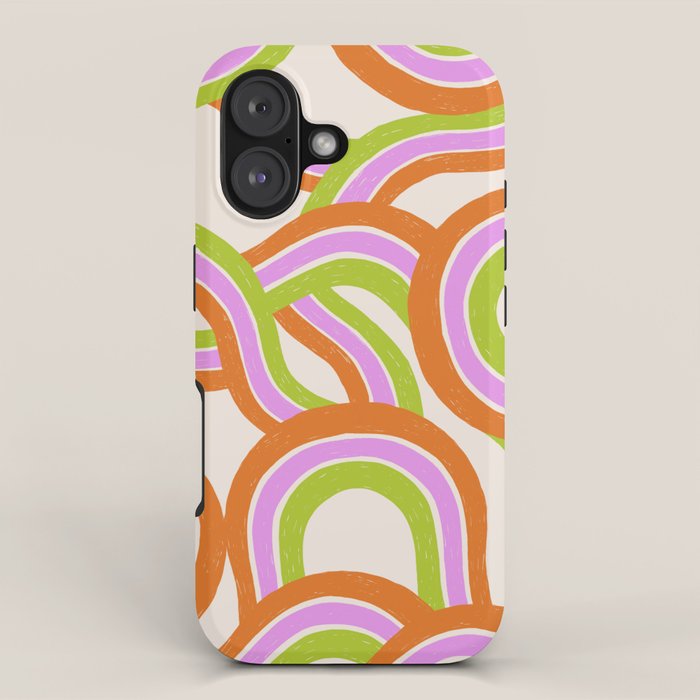 Moka Pot Rainbow - Cream iPhone Case Gallery Image 1