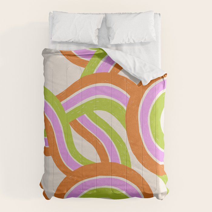 Moka Pot Rainbow - Cream Comforter Gallery Image 1