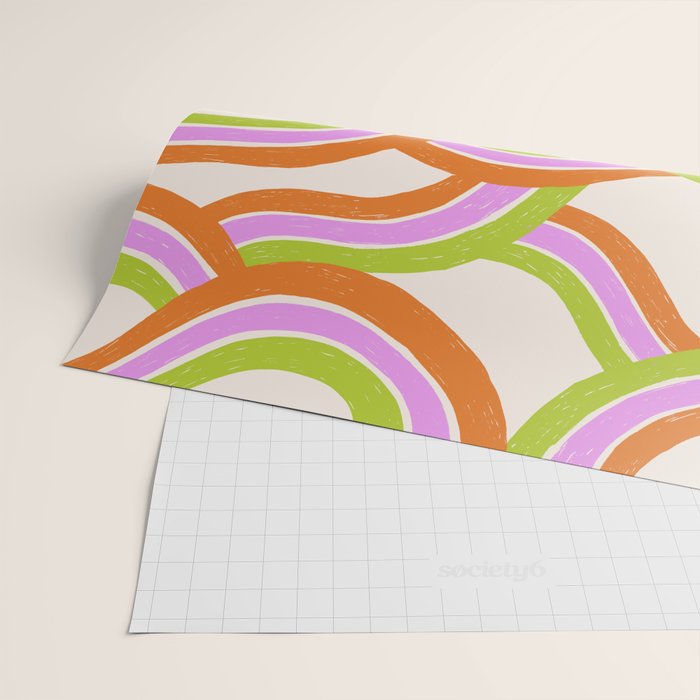 Moka Pot Rainbow - Cream Wrapping Paper Gallery Image 2