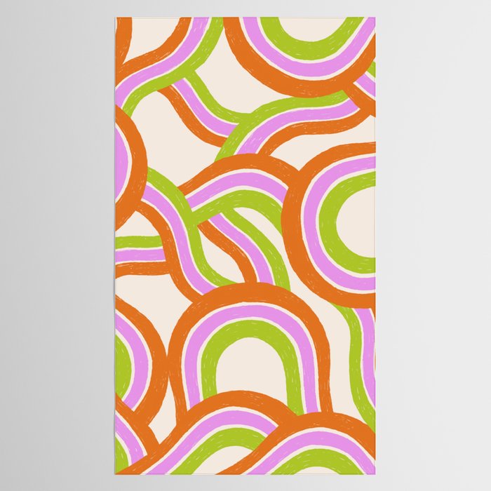 Moka Pot Rainbow - Cream Tablecloth Gallery Image 2