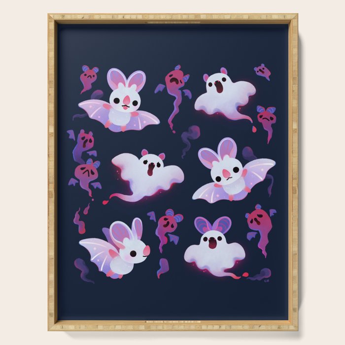 Ghost bat Serving Tray Gallery Image 1