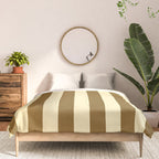 Burnt Sugar Coconut Striped Elegance Comforter Gallery Image 3