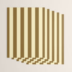Burnt Sugar Coconut Striped Elegance Wrapping Paper Gallery Image 3