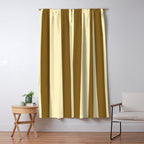 Burnt Sugar Coconut Striped Elegance Window Curtain Gallery Image 5