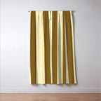Burnt Sugar Coconut Striped Elegance Window Curtain Gallery Image 3
