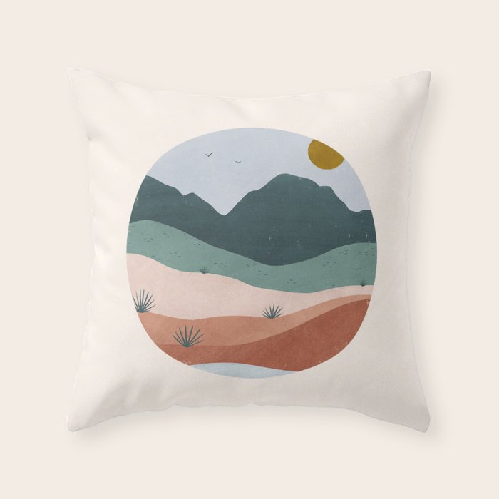 terra serena | 02 Throw Pillow Gallery Image 6