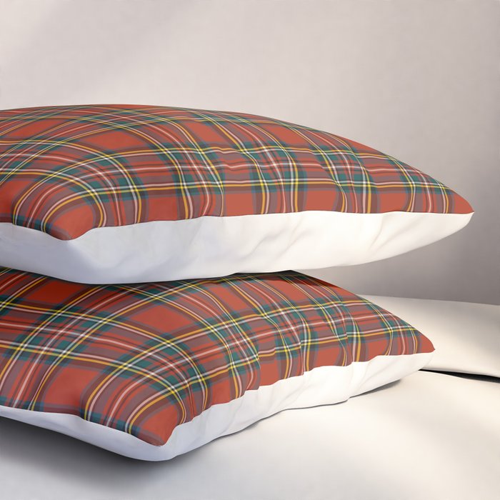 Royal Stewart Tartan Pillow Sham Gallery Image 3