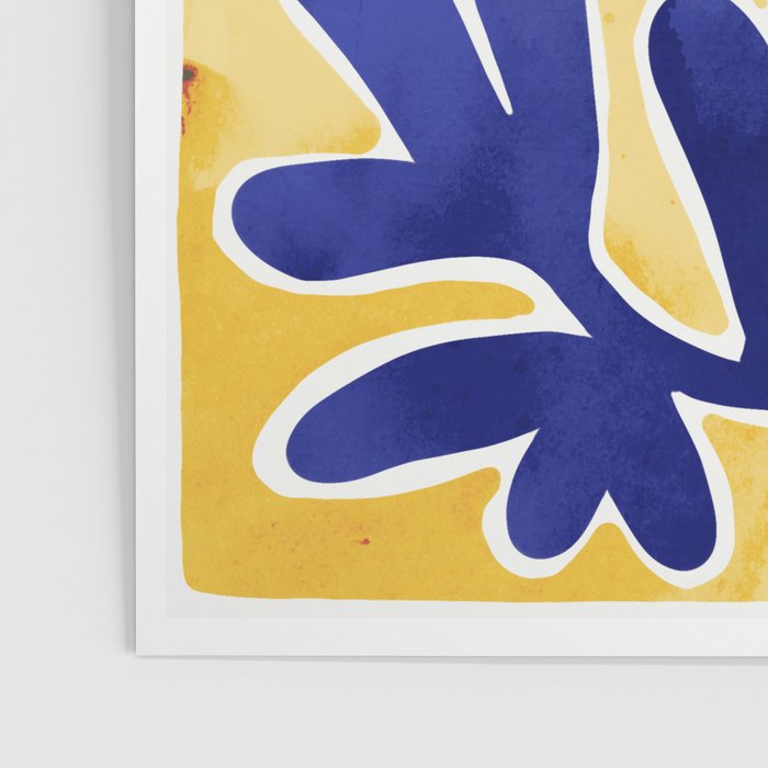 Inspiration Matisse blue leaves Poster Gallery Image 3