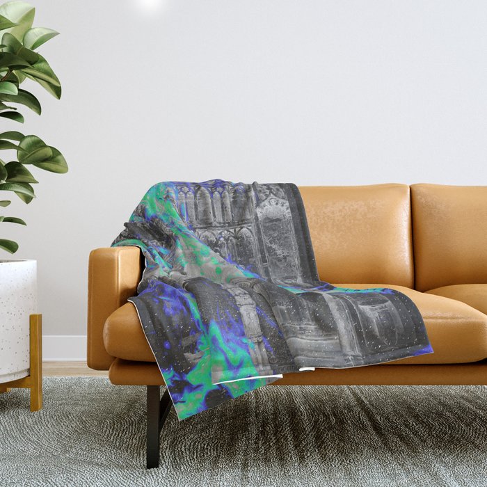 Rage Against The Dying Of The Light Throw Blanket Gallery Image 1