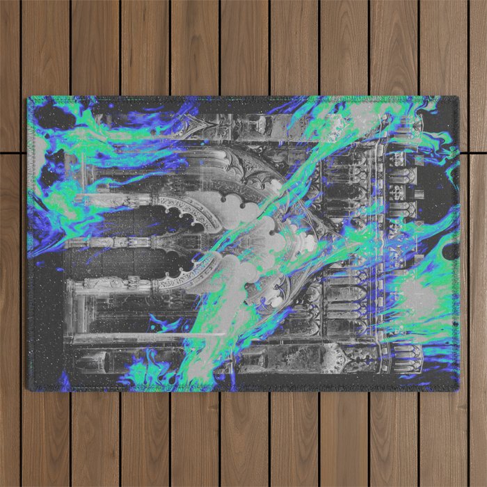 RAGE AGAINST THE DYING OF THE LIGHT Outdoor Rug Gallery Image 1