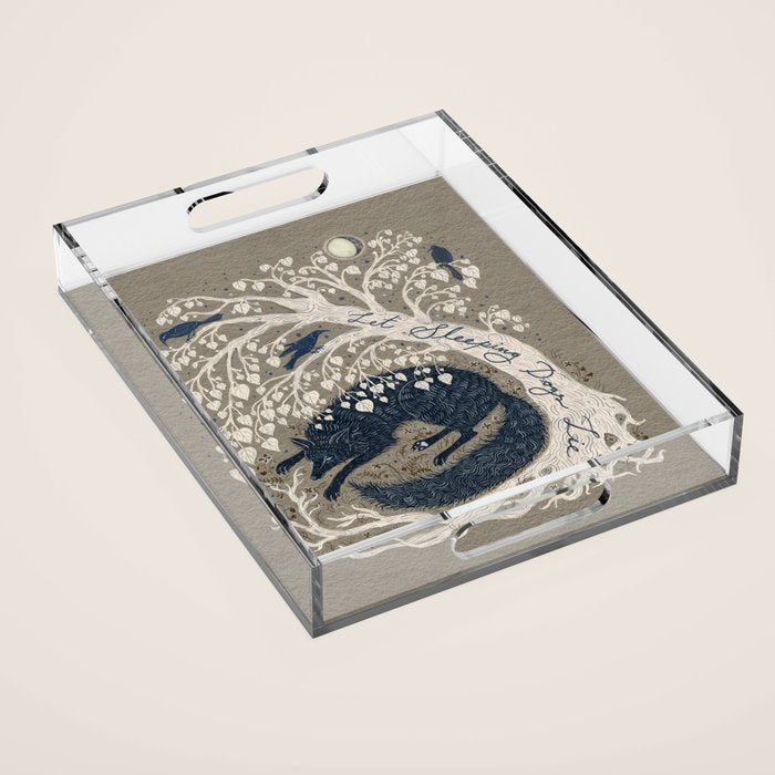 Let Sleeping Dogs Lie Acrylic Tray Gallery Image 1
