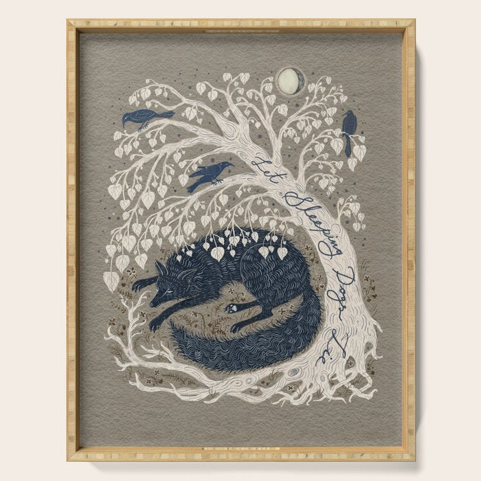 Let Sleeping Dogs Lie Serving Tray Gallery Image 1