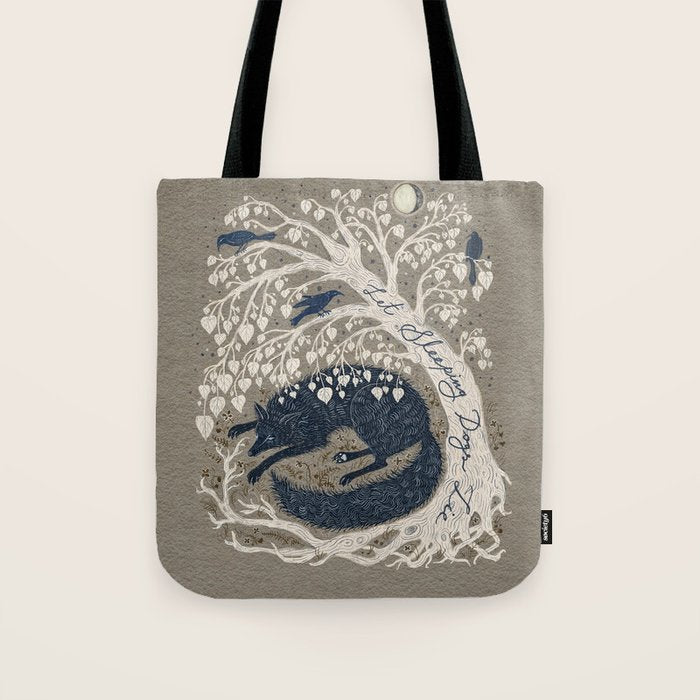 Let Sleeping Dogs Lie Tote Bag Gallery Image 1