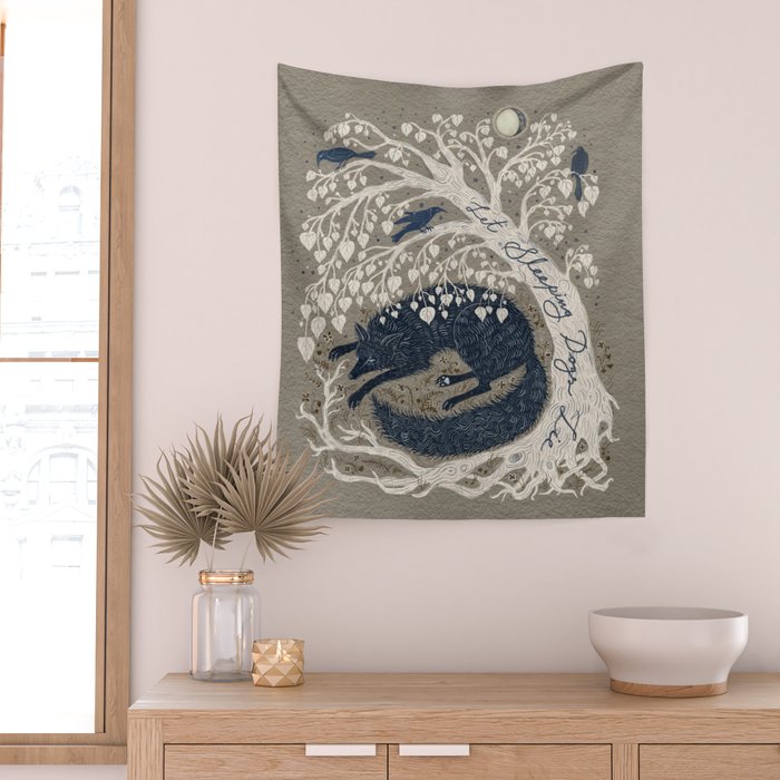 Let Sleeping Dogs Lie Wall Tapestry Gallery Image 2