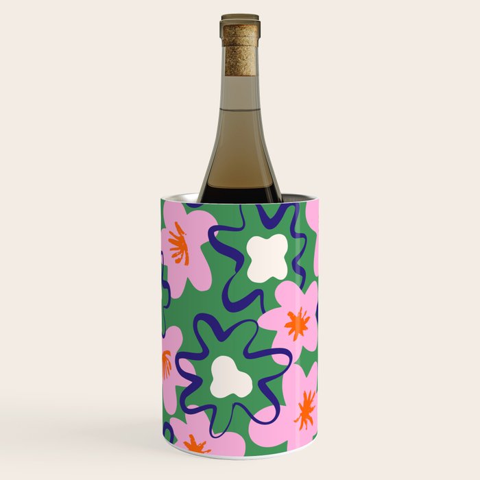 Bright Floral Wine Chiller Gallery Image 2