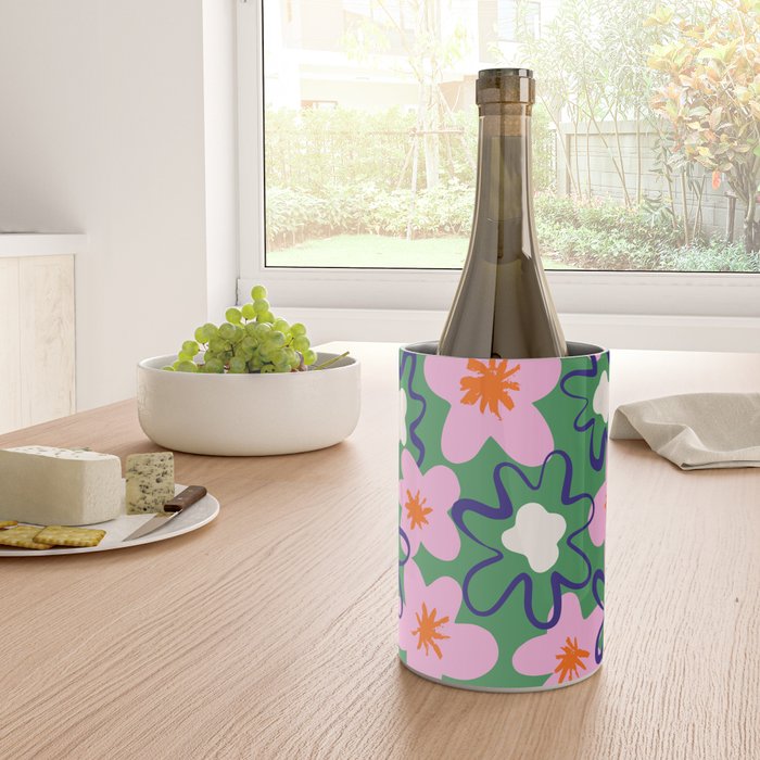 Bright Floral Wine Chiller Gallery Image 4