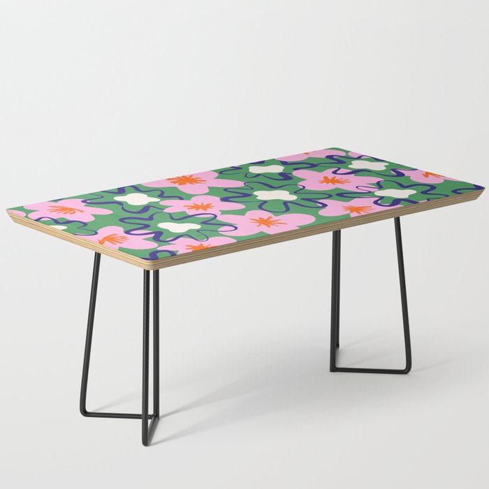 Bright Floral Coffee Table Gallery Image 1