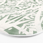 Green Nature Fantasy Tiles B Bath Mat Gallery Image 3