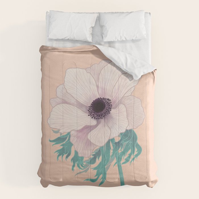 Anemone Flower Comforter Gallery Image 1