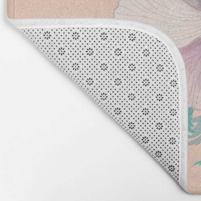 Anemone Flower Bath Mat Gallery Image 2
