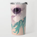 Anemone Flower Travel Mug Gallery Image 2
