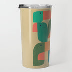 Mid-century tropical birds Travel Mug Gallery Image 3