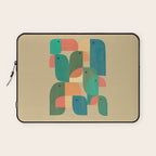 Mid-century tropical birds Laptop Sleeve Gallery Image 1
