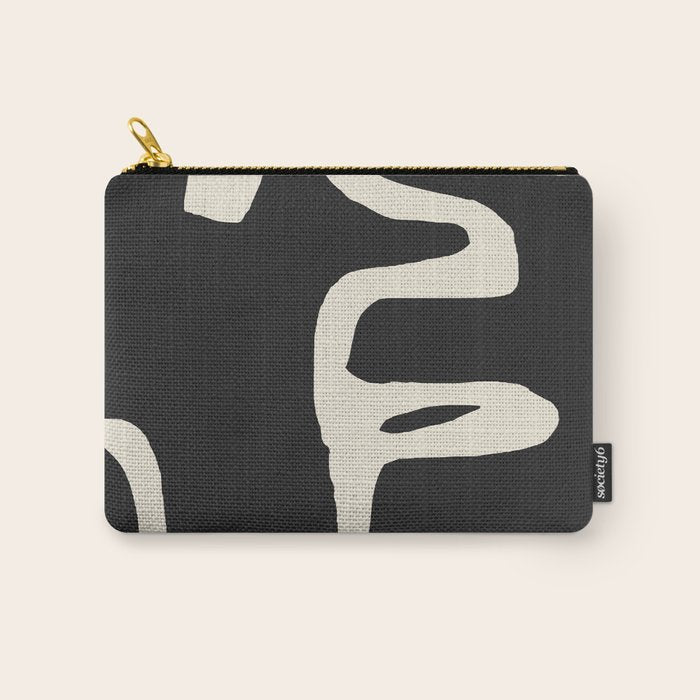 abstract minimal 56 Carry All Pouch Gallery Image 1