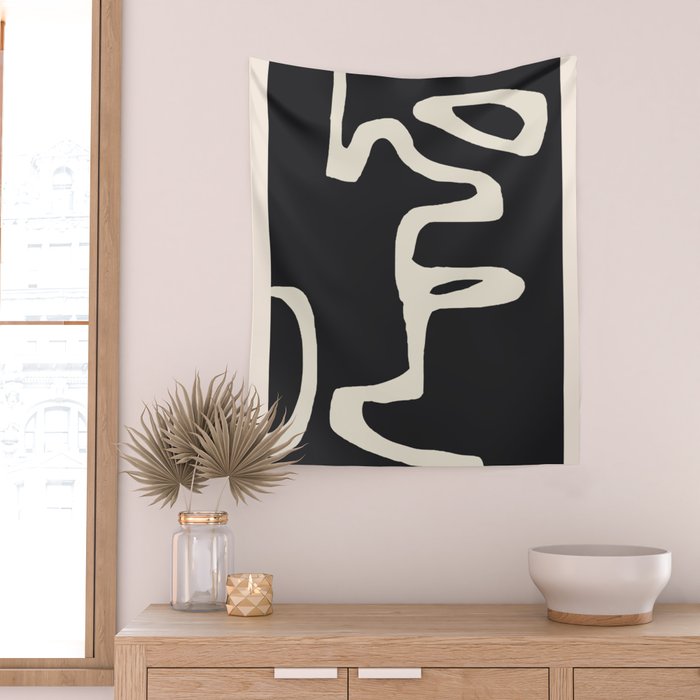 abstract minimal 56 Wall Tapestry Gallery Image 2