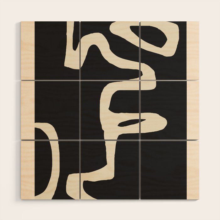 abstract minimal 56 Wood Wall Art Gallery Image 1