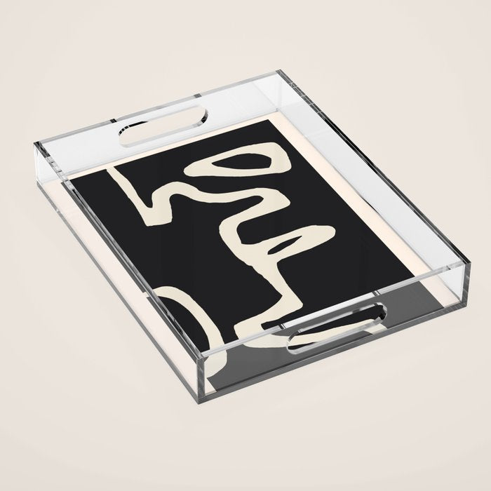 abstract minimal 56 Acrylic Tray Gallery Image 1